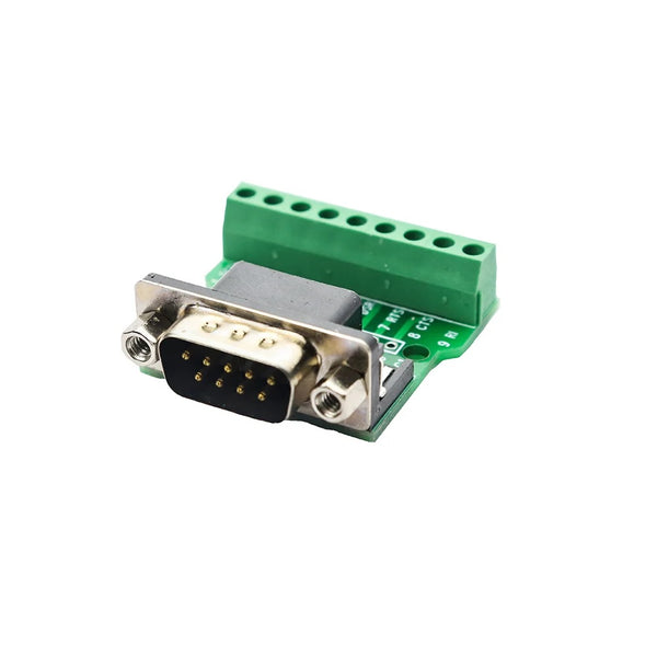 DB9 Male Screw Terminal to RS232 RS485 Conversion Board