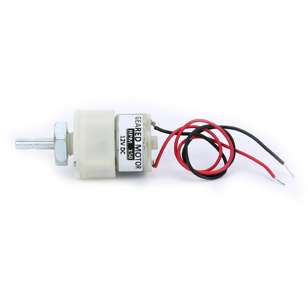 150 RPM DC Center Shaft 12V Gear Motor