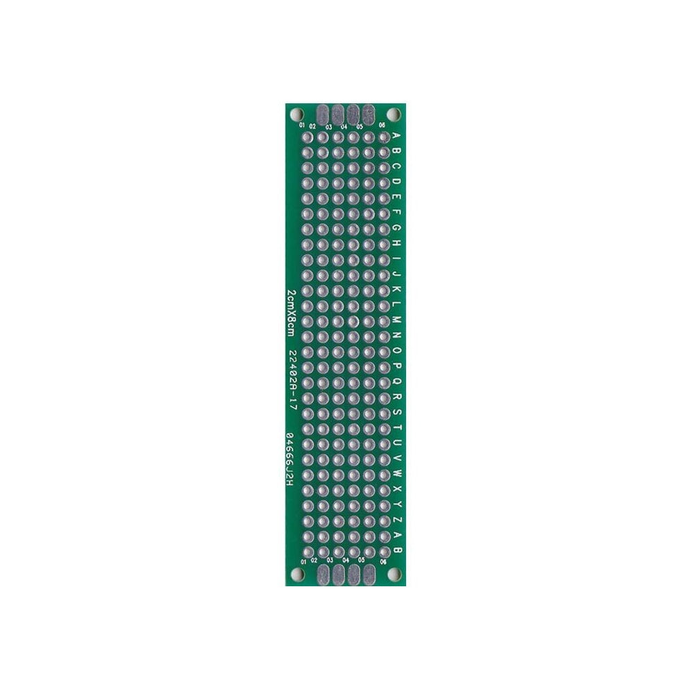 DM0628PTH Double Sided Glass PCB (80x20)mm