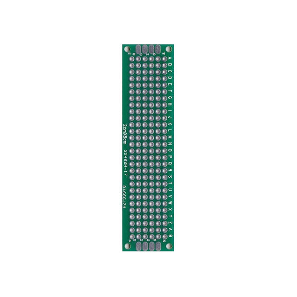 DM0628PTH Double Sided Glass PCB (80x20)mm