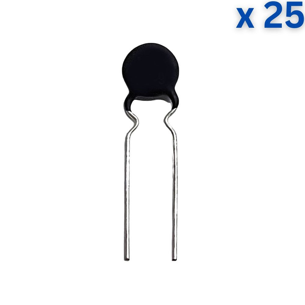 2.5 Ohm Thermistor 8A 10-Pack NTC Thermistor 2.5 Ohm 8A - Black ...
