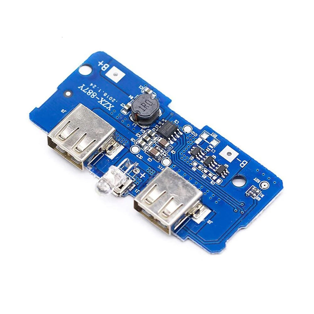 Dual Micro USB 3.7v to 5V 2A Power Bank DIY 18650 LiPo Charger