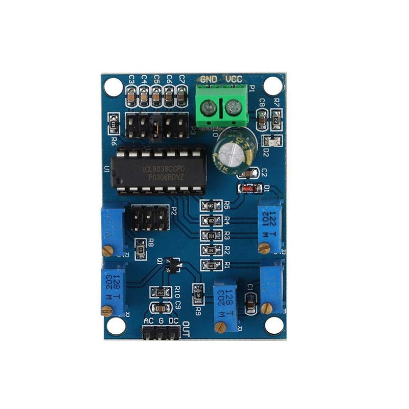 ICL8038 12V to 15V, Signal Generator, Medium/Low Signal, Frequency 10Hz-450KHz, Triangular/Rectangular/Sine Wave Generator Module