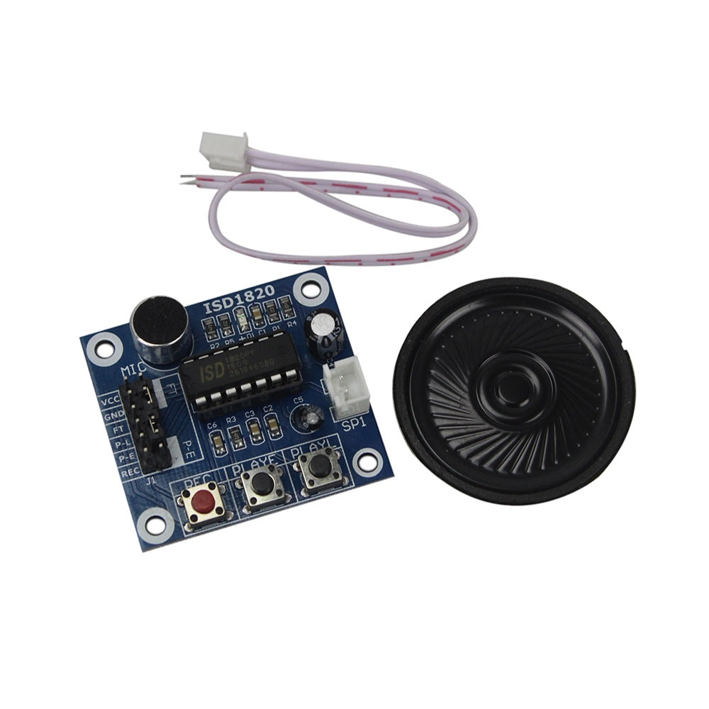 ISD1820 Voice Recording Module With On Board Mic and Speaker