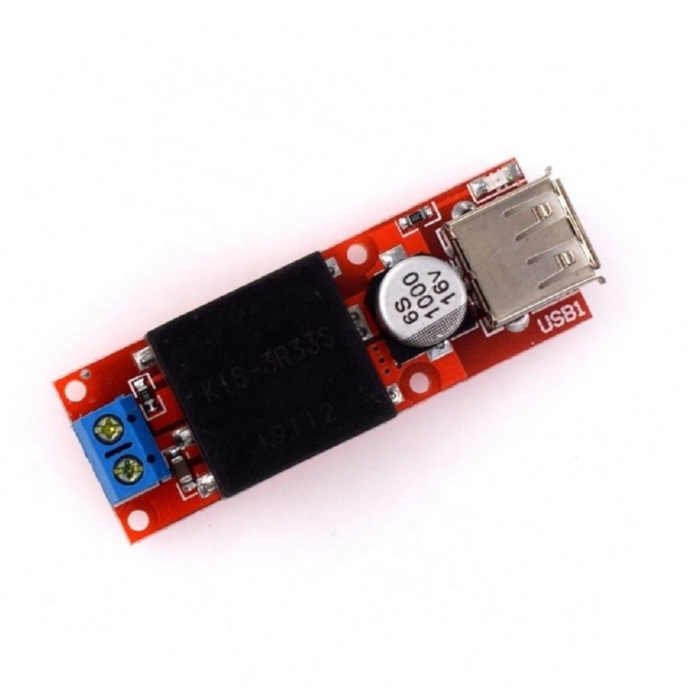 KIS3R33S 7V-24V To 5V 3A USB Output DC-DC Step-Down Converter Module