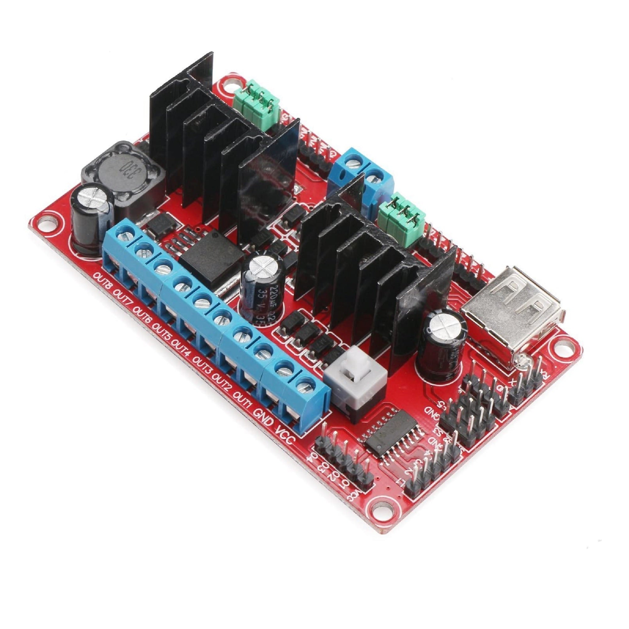 L298N V3 Four DC Motor Driver