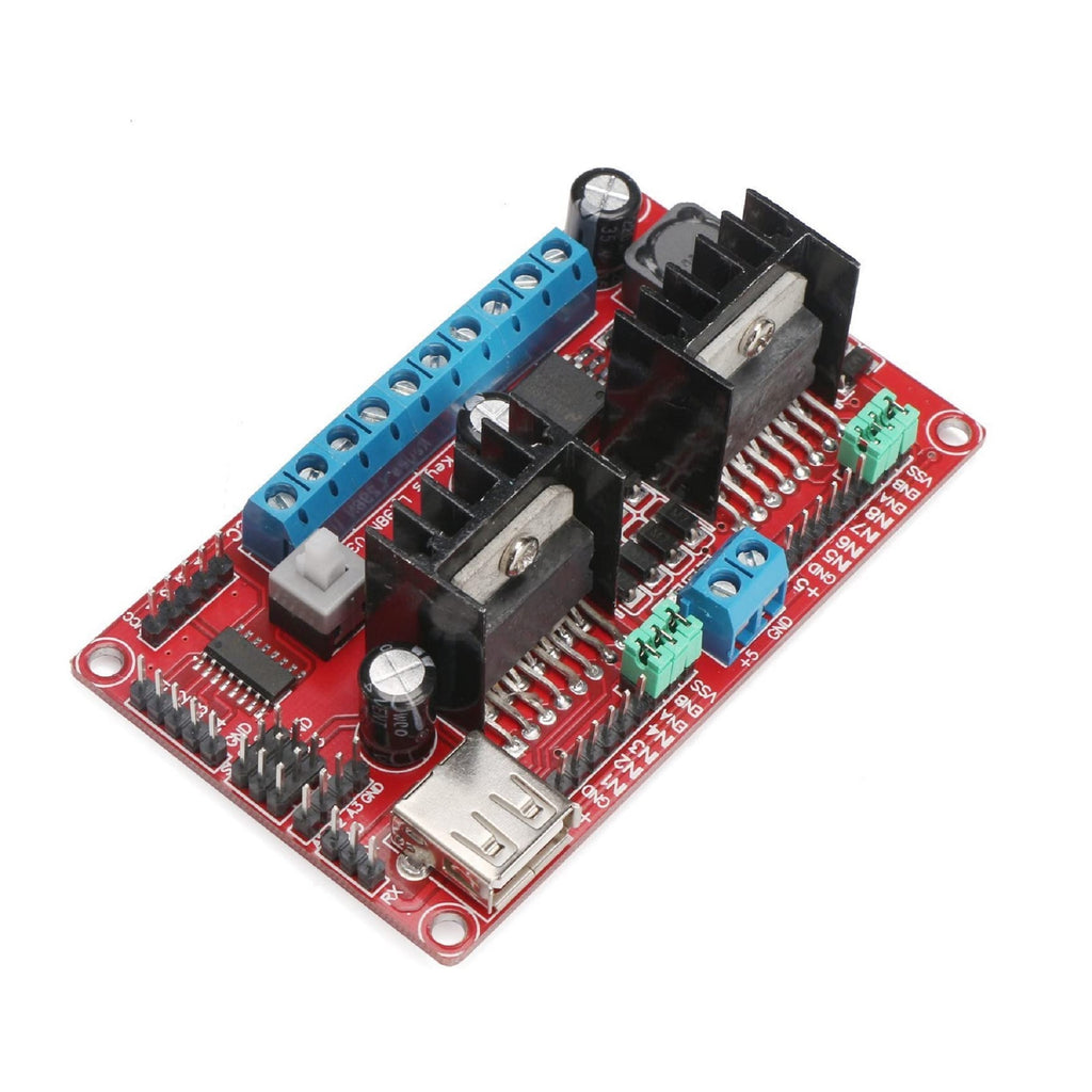 L238 N Driver Module With Raspberry Pi L298N Driver With 3.3V Voltage _ Raspberry Pi L298N Driver – MWCM
