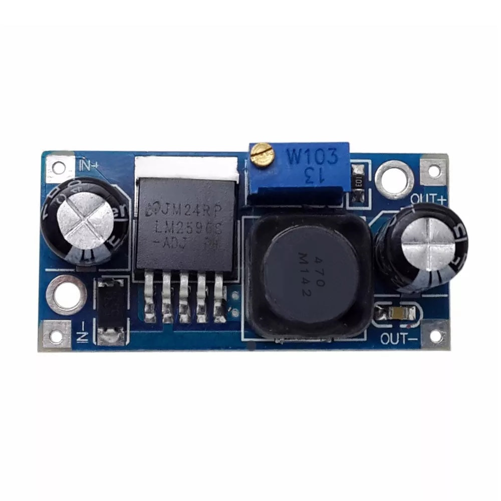 LM2596 DC-DC Elc. Cap Buck Converter Adjustable Step Down Power Supply Module