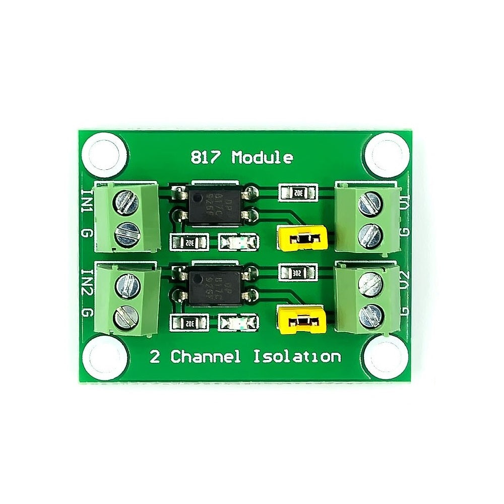 PC817 2 Channel Optocoupler Isolation Module