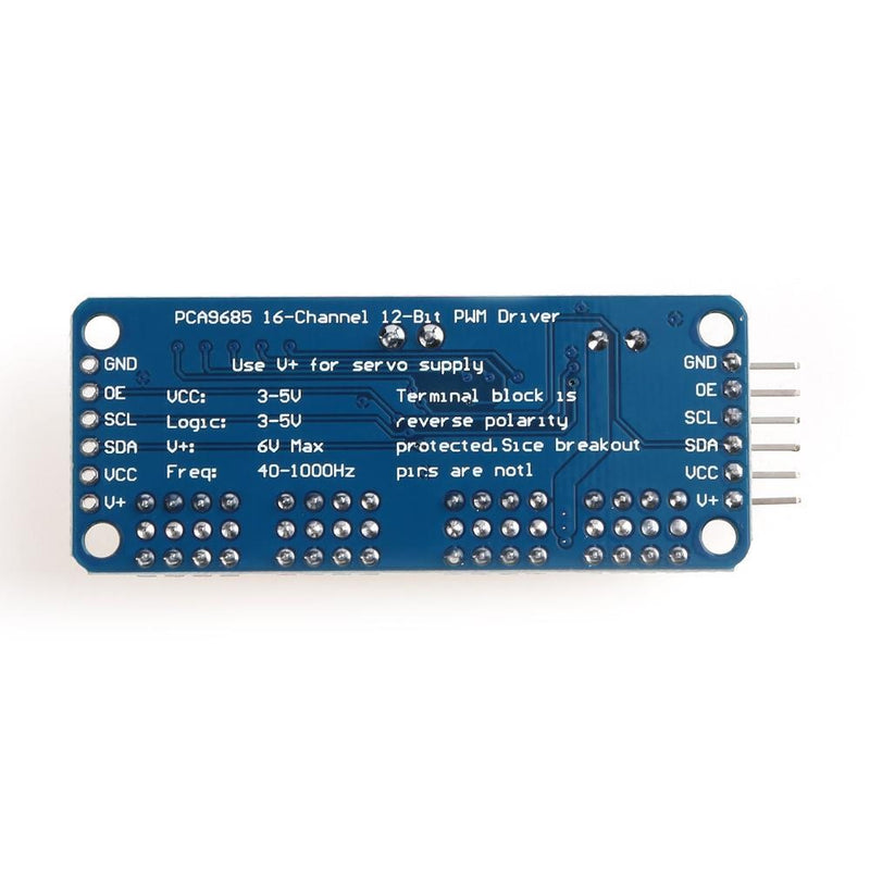 PCA9685 - 16 Channel 12-Bit PWM Servo Motor Driver I2C Module