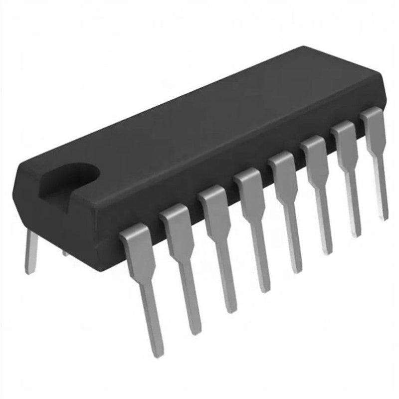MCP3208 12-Bit 8-Channel A/D Converter (ADC) with SPI Interface IC PDIP-16