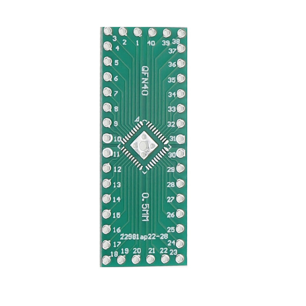 QFN32 QFP40 Converter SMD TO DIP Double Sided Glass PCB (0.5)mm