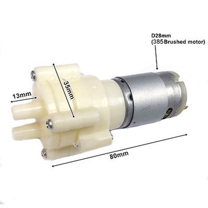 R385 6-12V DC Diaphragm Based Mini Aquarium Water Pump