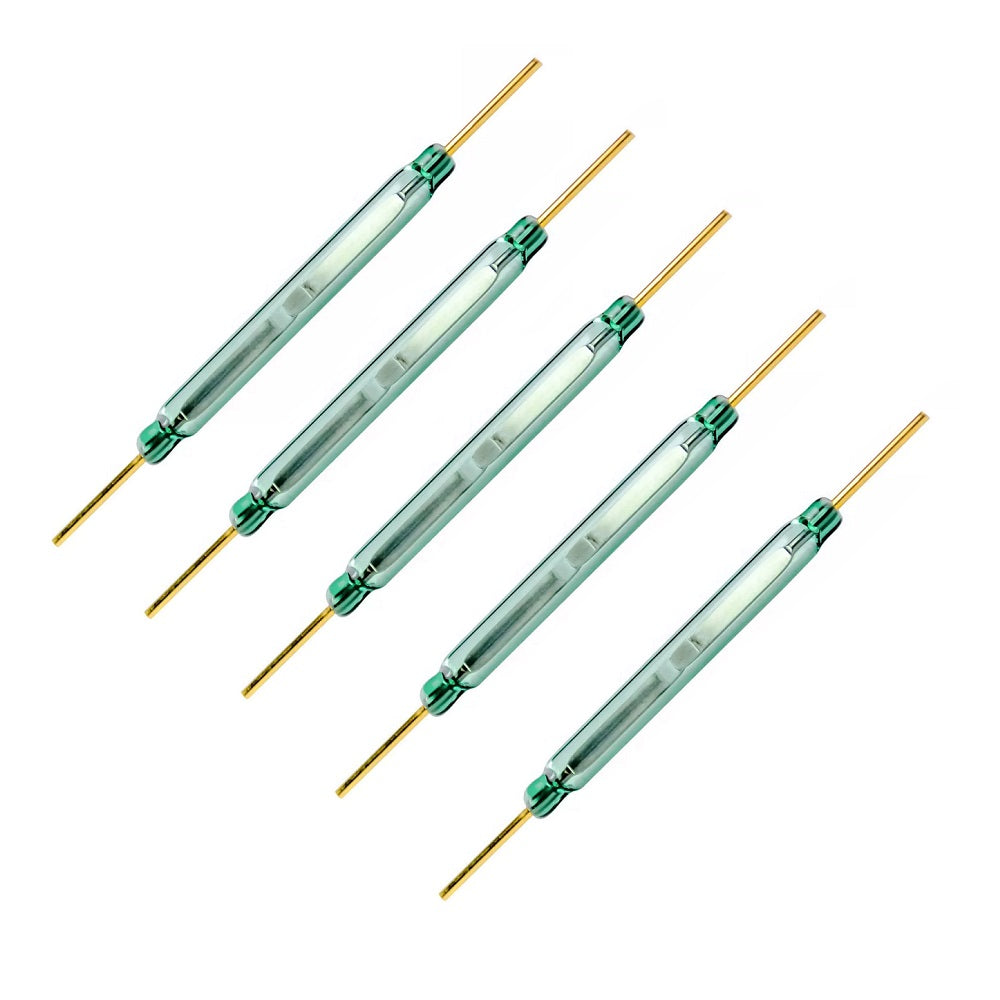 Winder Control Reed Switch Reed Switch 2 x 28 mm Magnetic Control Switch -Normally Open Contact