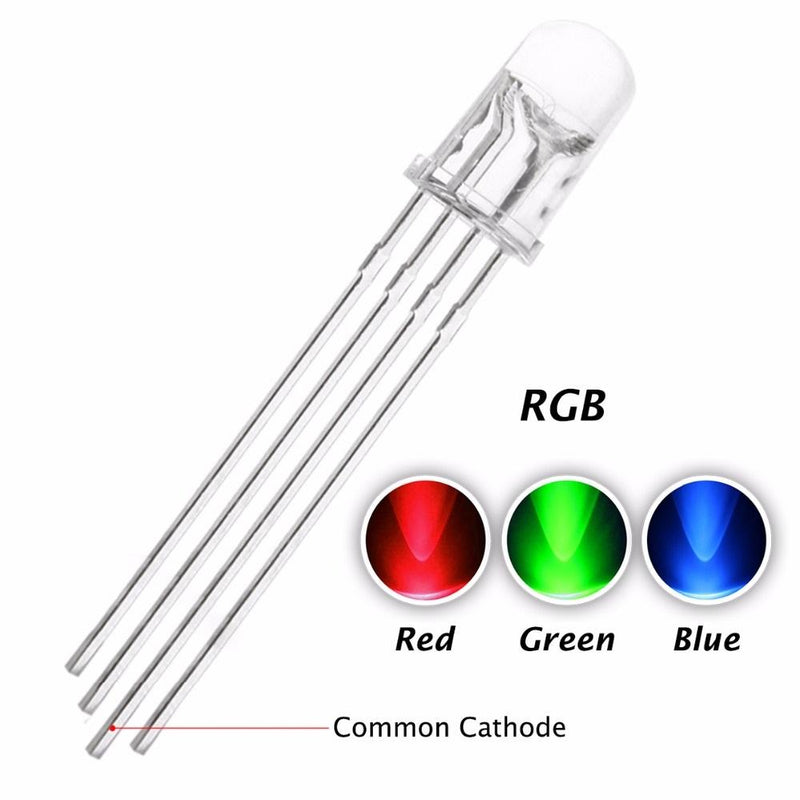 RGB LED 5mm Clear Common Cathode