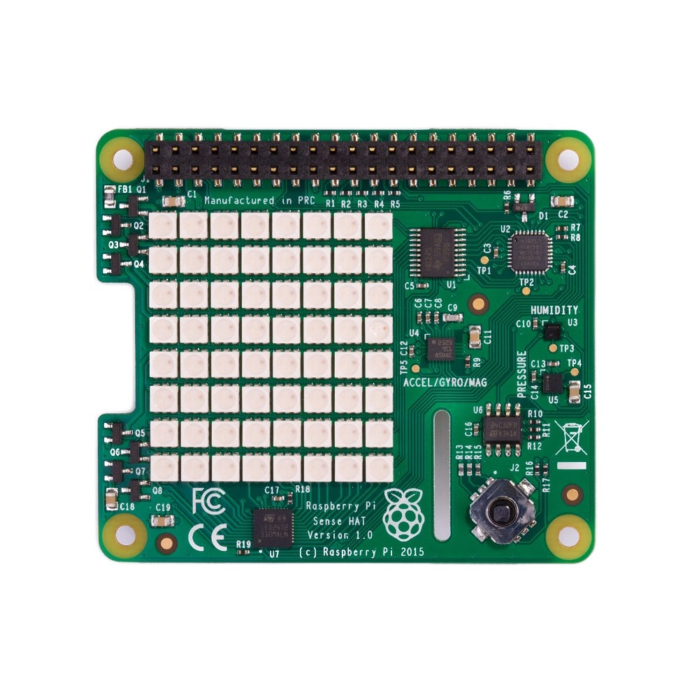 Raspberry Pi Sense HAT for the Pi 3/2/B+/A+ Model