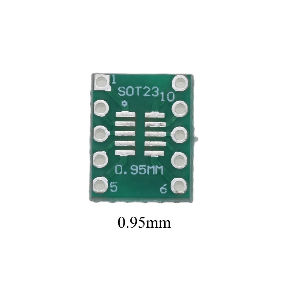 SOT23 SOP10 MSOP10 SOP23 to DIP10 PTH Double Sided Glass PCB