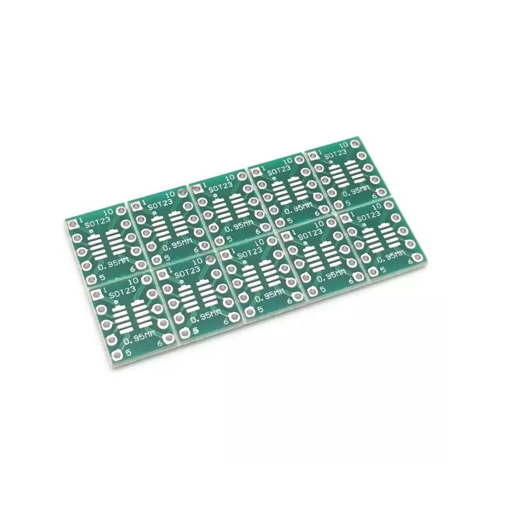 SOT23 SOP10 MSOP10 SOP23 to DIP10 PTH Double Sided Glass PCB