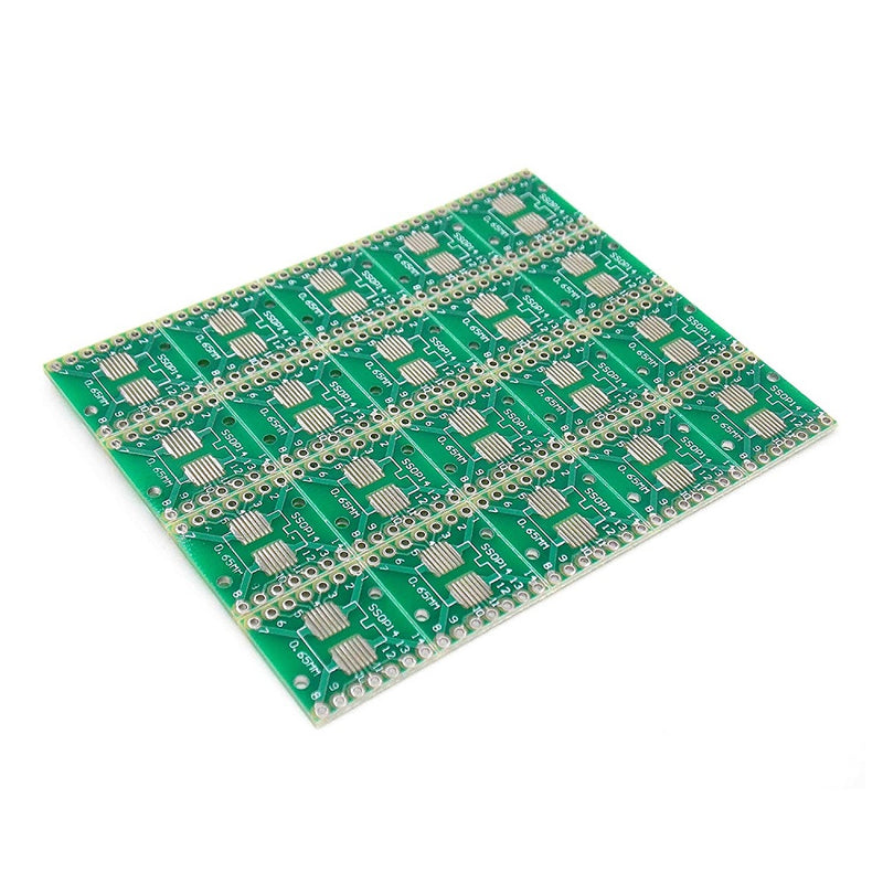 SOP14 SSOP14 TSSOP14 to DIP14 PTH Double Sided Glass PCB