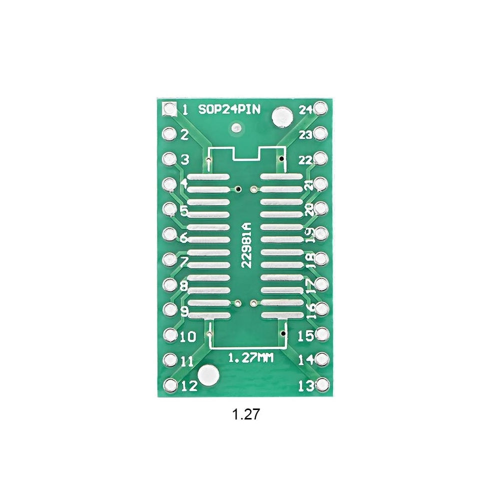 SOP24 SSOP24 TSSOP24 to DIP24 PTH Double Sided Glass PCB