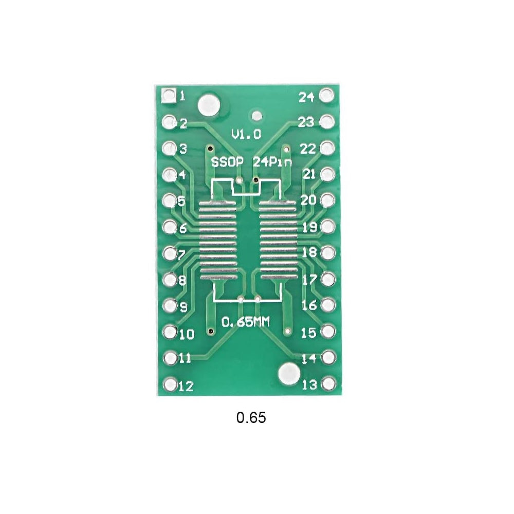 SOP24 SSOP24 TSSOP24 to DIP24 PTH Double Sided Glass PCB