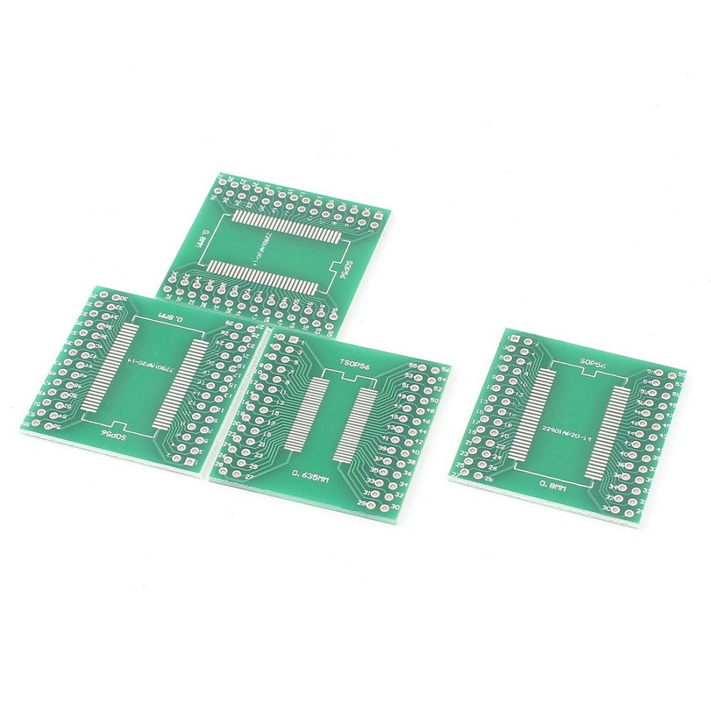 SOP56 SSOP56 TSSOP56 to DIP56 PTH Double Sided Glass PCB