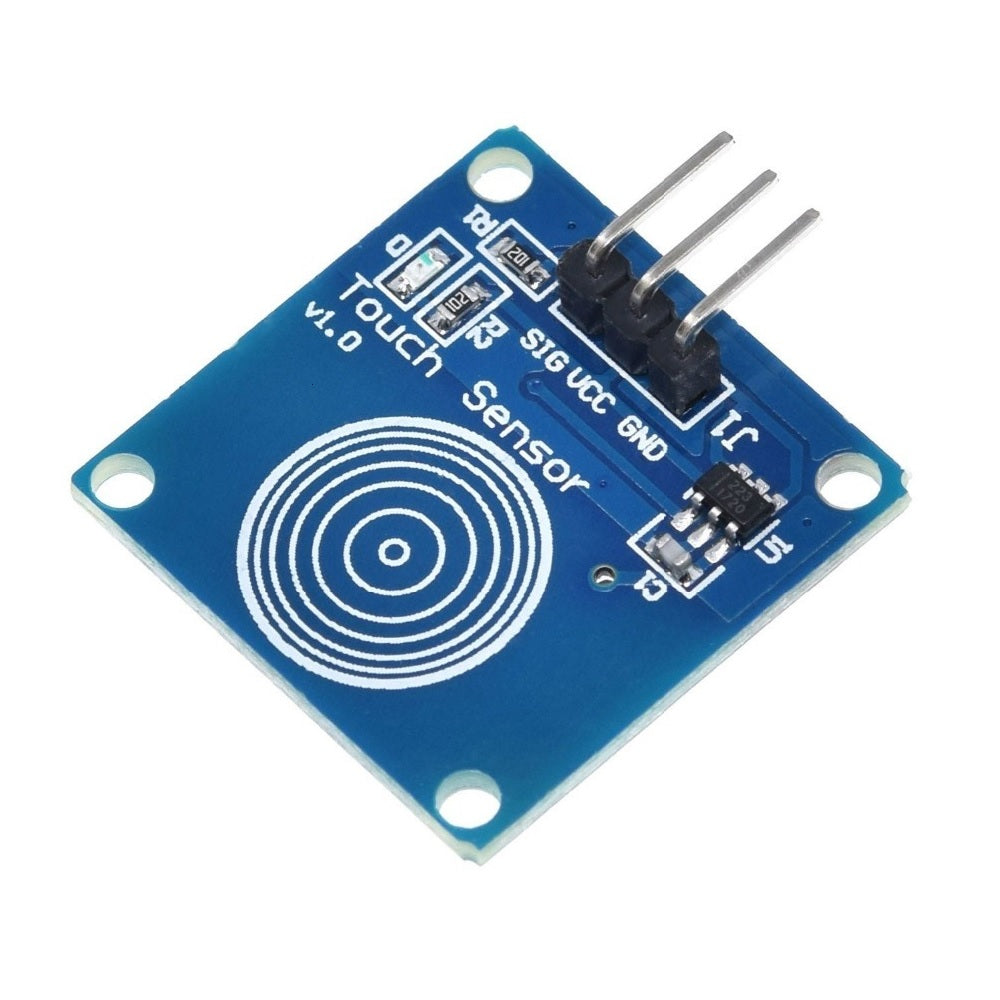 TTP223 - 1 Channel Capacitive Touch Sensor Module Blue Color
