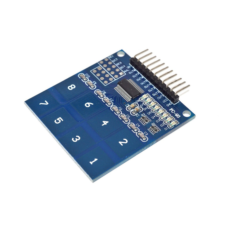 TTP226 - 8 Channel Capacitive Touch Sensor Module