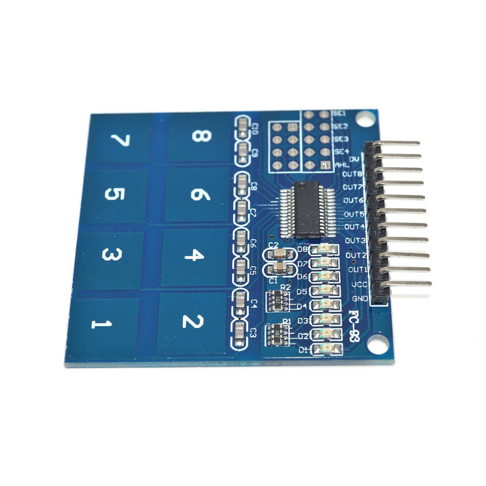 TTP226 - 8 Channel Capacitive Touch Sensor Module