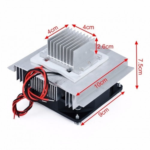 Thermoelectric Peltier Refrigeration Cooling System DIY Kit with TEC1-12706 Peltier Module