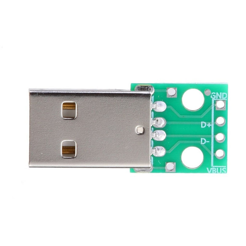 TYPE-A USB Male to DIP 2.54mm PCB Board Power Supply Adapter Control Module
