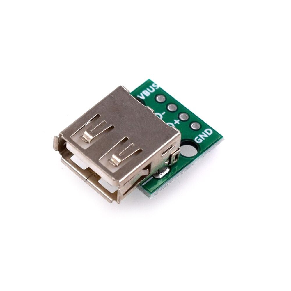 Usb 2.0 Female Socket To Dip 4pin 2.54mm Adapter