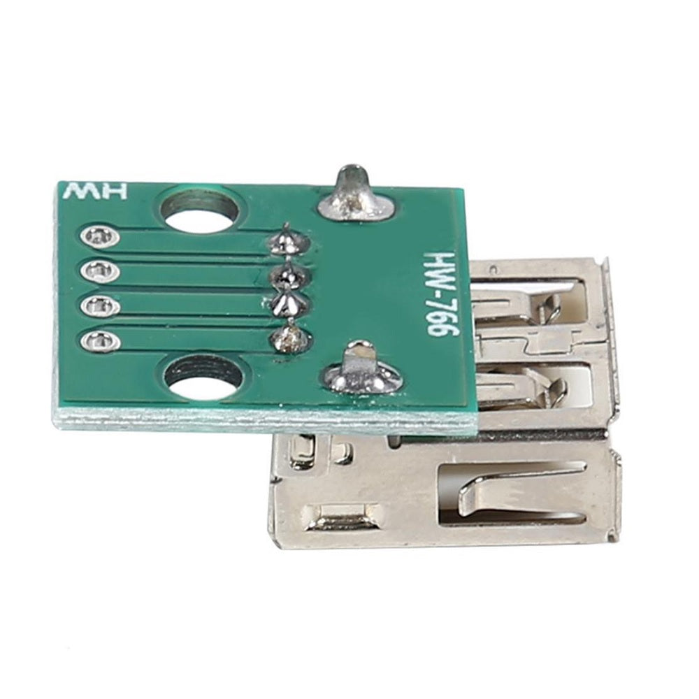 Usb 2.0 Female Socket To Dip 4pin 2.54mm Adapter