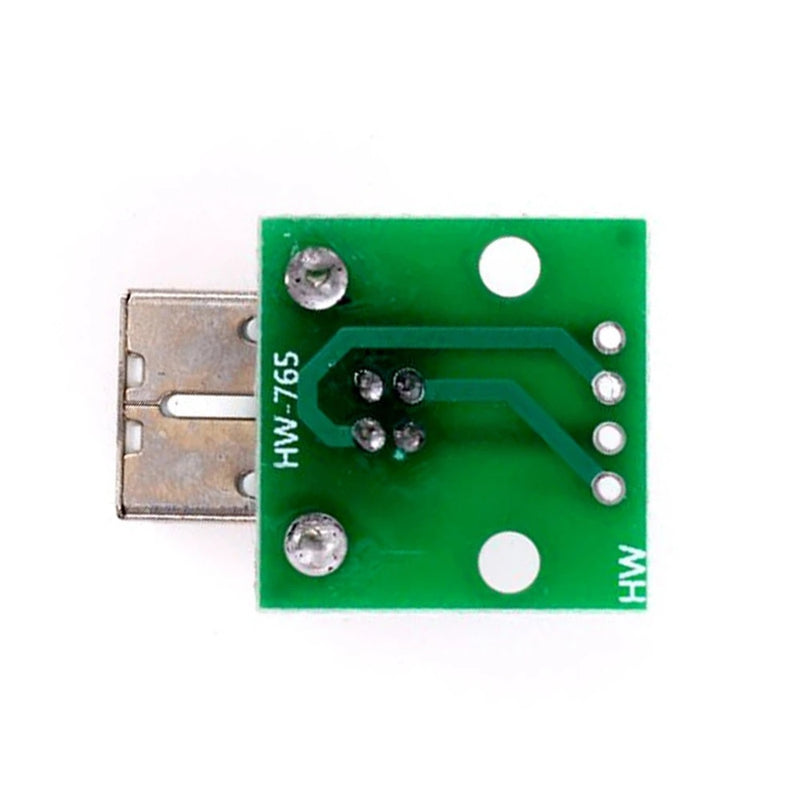 USB Type B Female Socket Breakout Board 2.54mm Pitch Adapter Connector