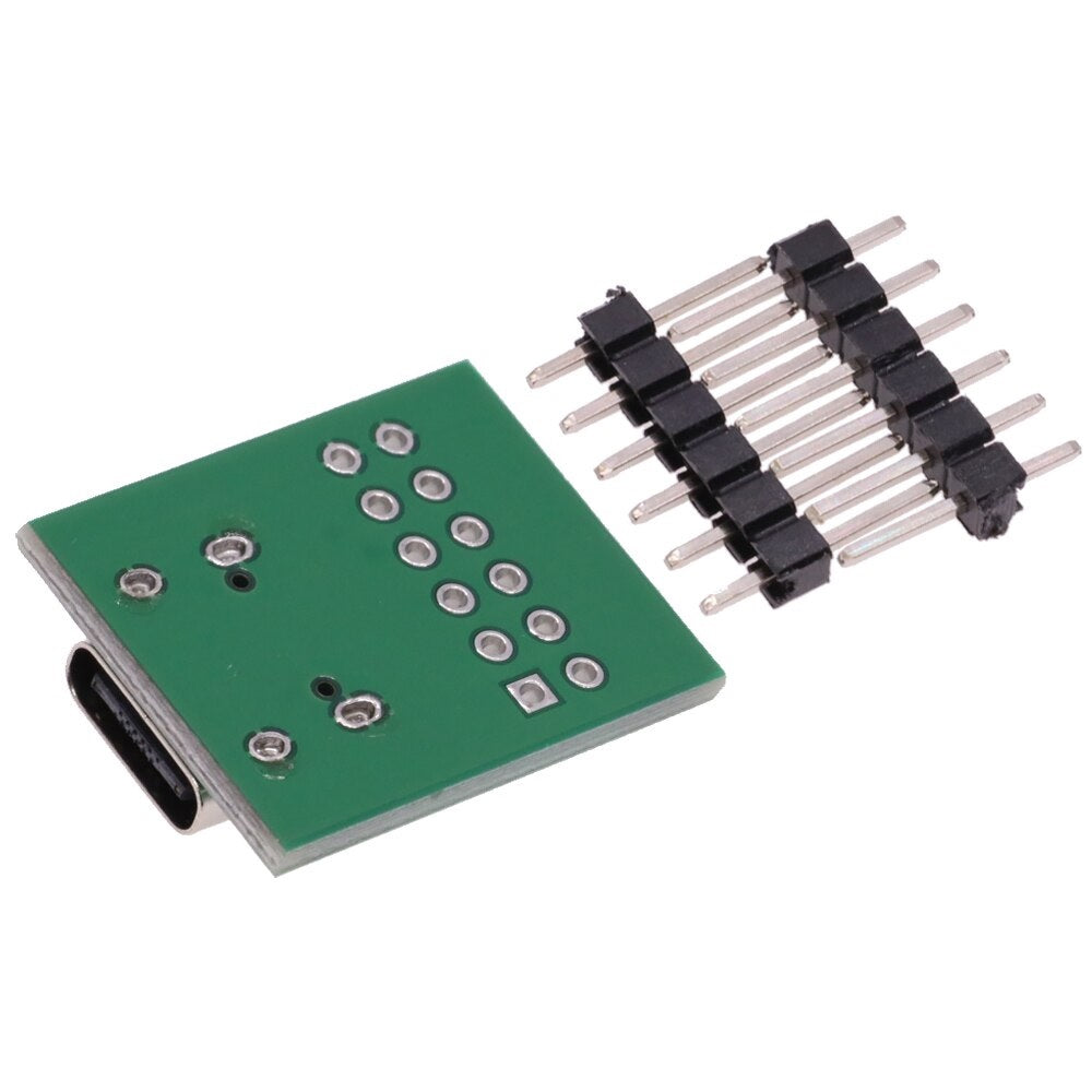 TYPE-C To DIP PCB Connector Pinboard Test Board Solder Female Dip Pin Header Adapter