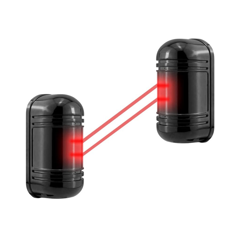 Dual Beam Photoelectric Infrared Sensor Barrier Detector 100M