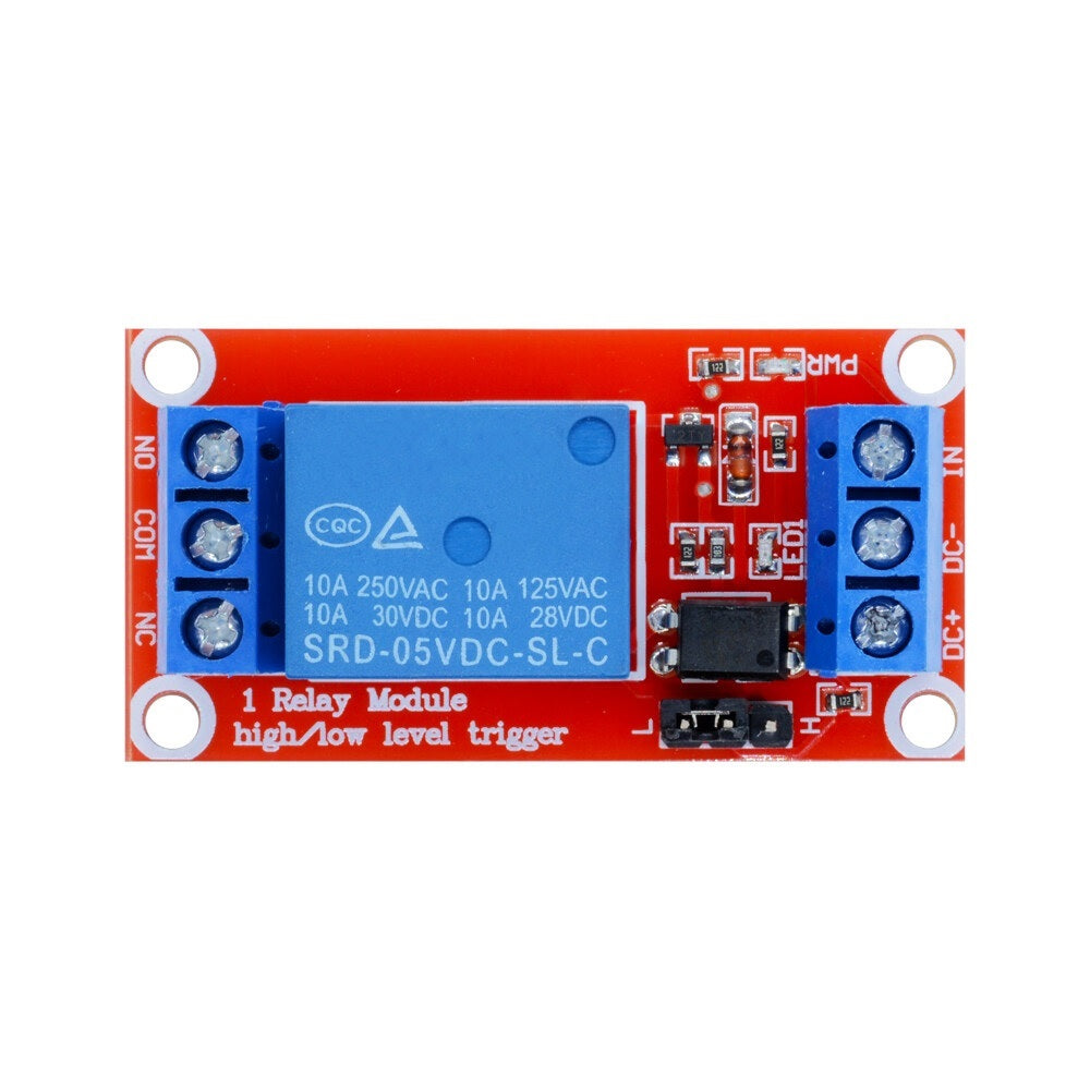 5V 1Channel Relay Module with Optocoupler High/Low Level Trigger