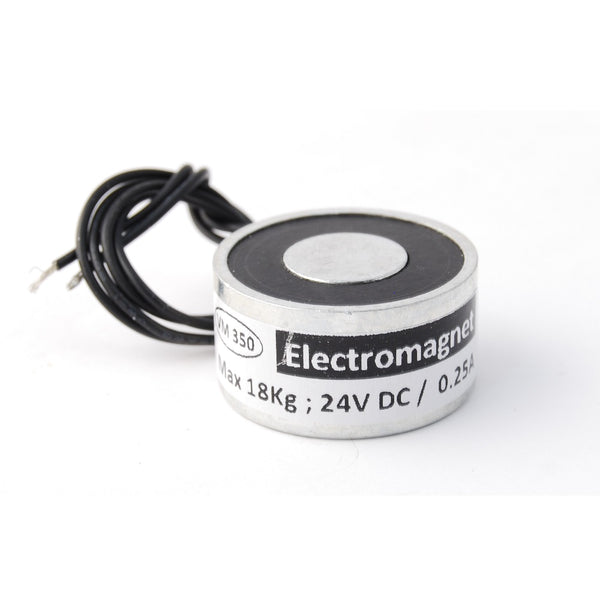 Electromagnet - Max 18kg - 24V DC/0.25A