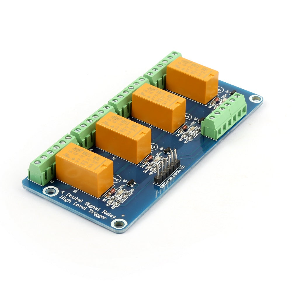 4 Channel 5V DC High Level Trigger Control Relay Module