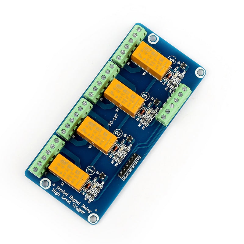 4 Channel 5V DC High Level Trigger Control Relay Module