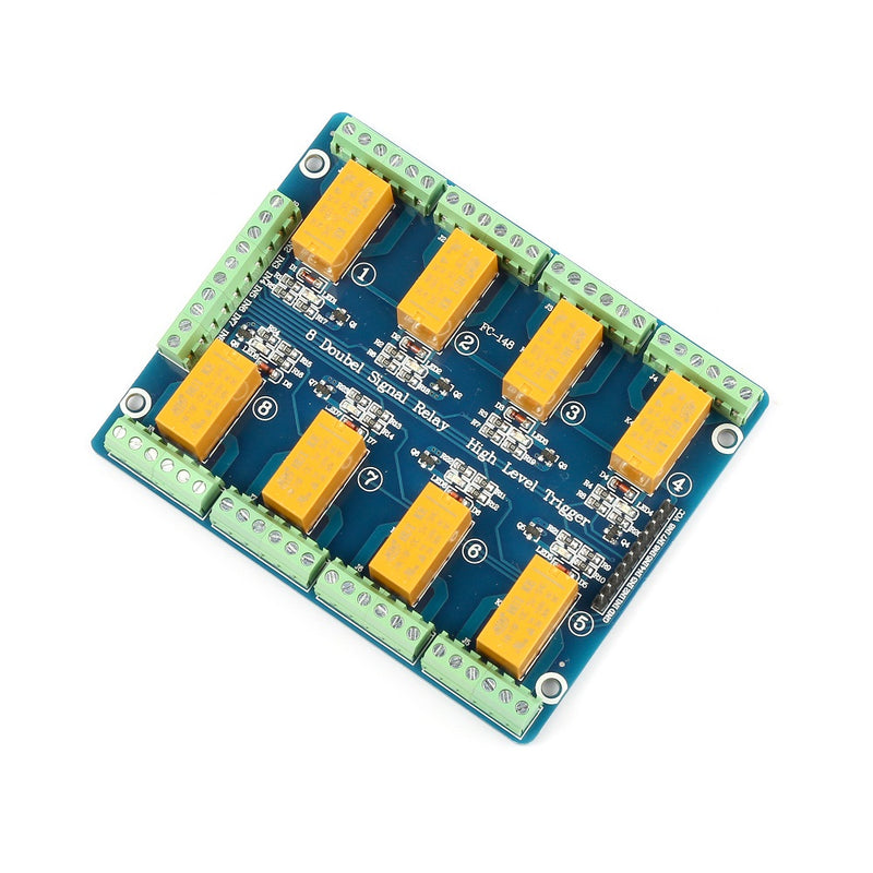 8 Channel 5V DC High Level Trigger Control Relay Module