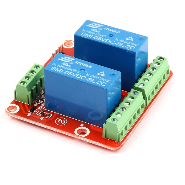 2 Channel 5V DC High Level Trigger Control Relay Module