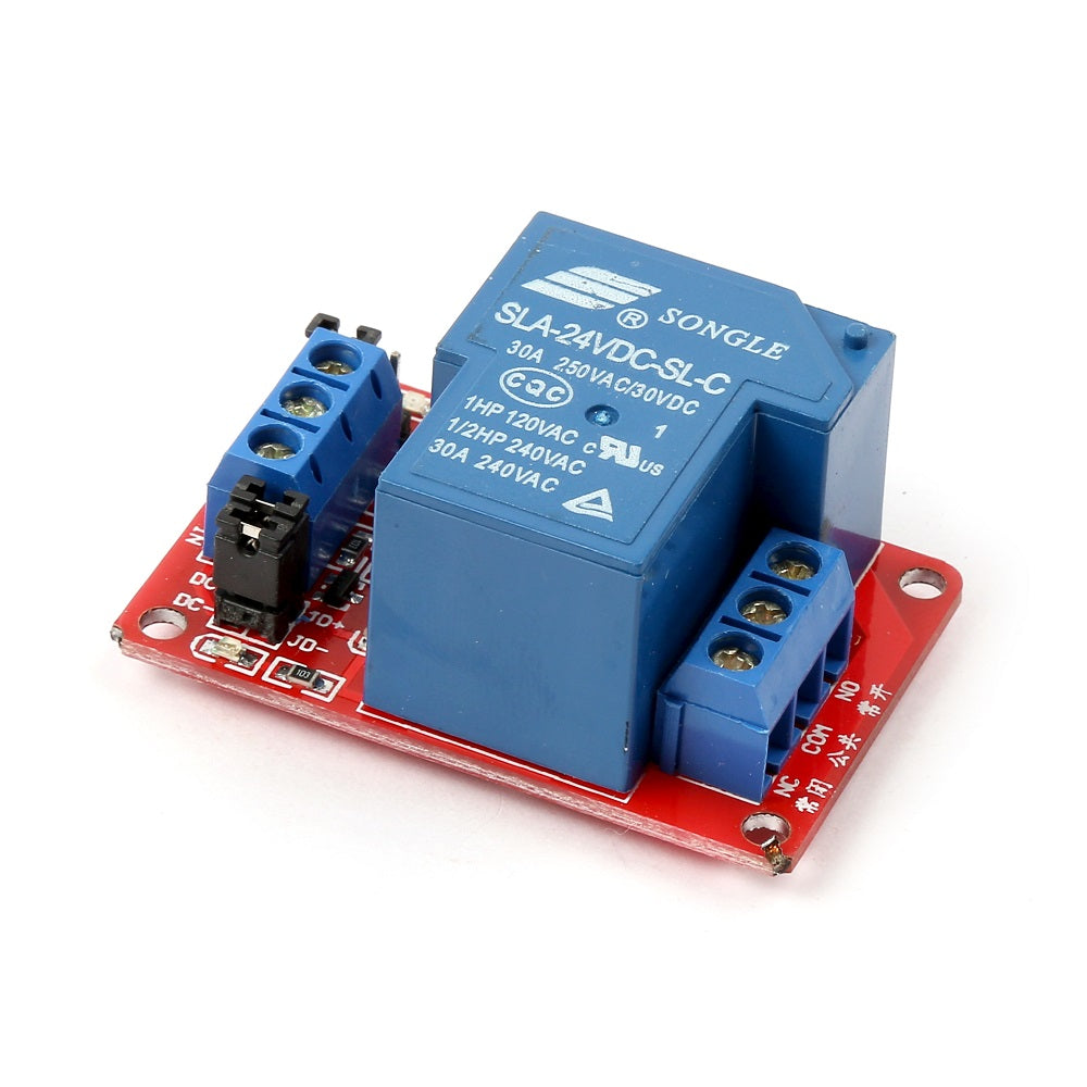 1 X 24V DC 30A High Level Trigger Relay Module