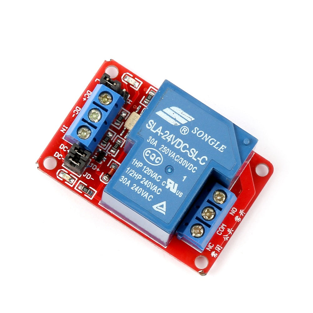 1 X 24V DC 30A High Level Trigger Relay Module