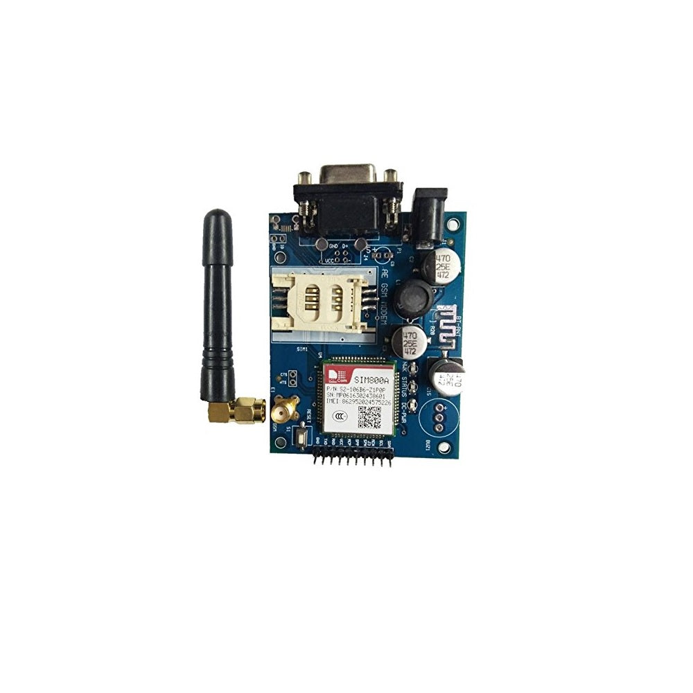 SIM 800 GSM + GPRS Modem with SMA Antenna