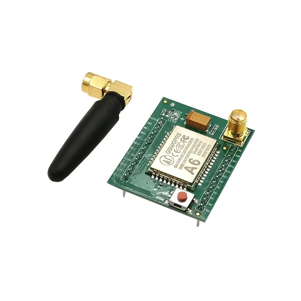 A6 GSM GPRS Module Quad Band SMS Voice with Antenna