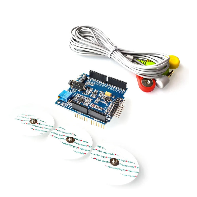 ECG/EKG/EMG Shield for Arduino