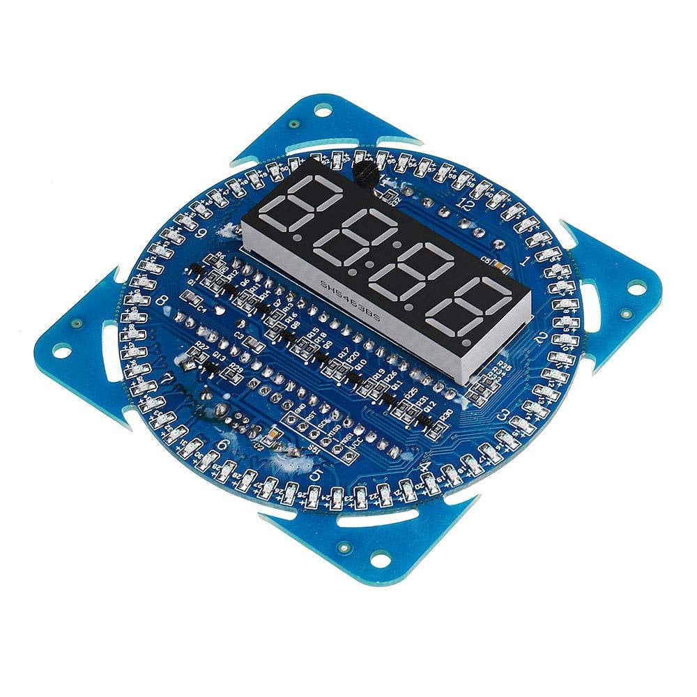 DS1302 Rotating LED Display Electronic Clock