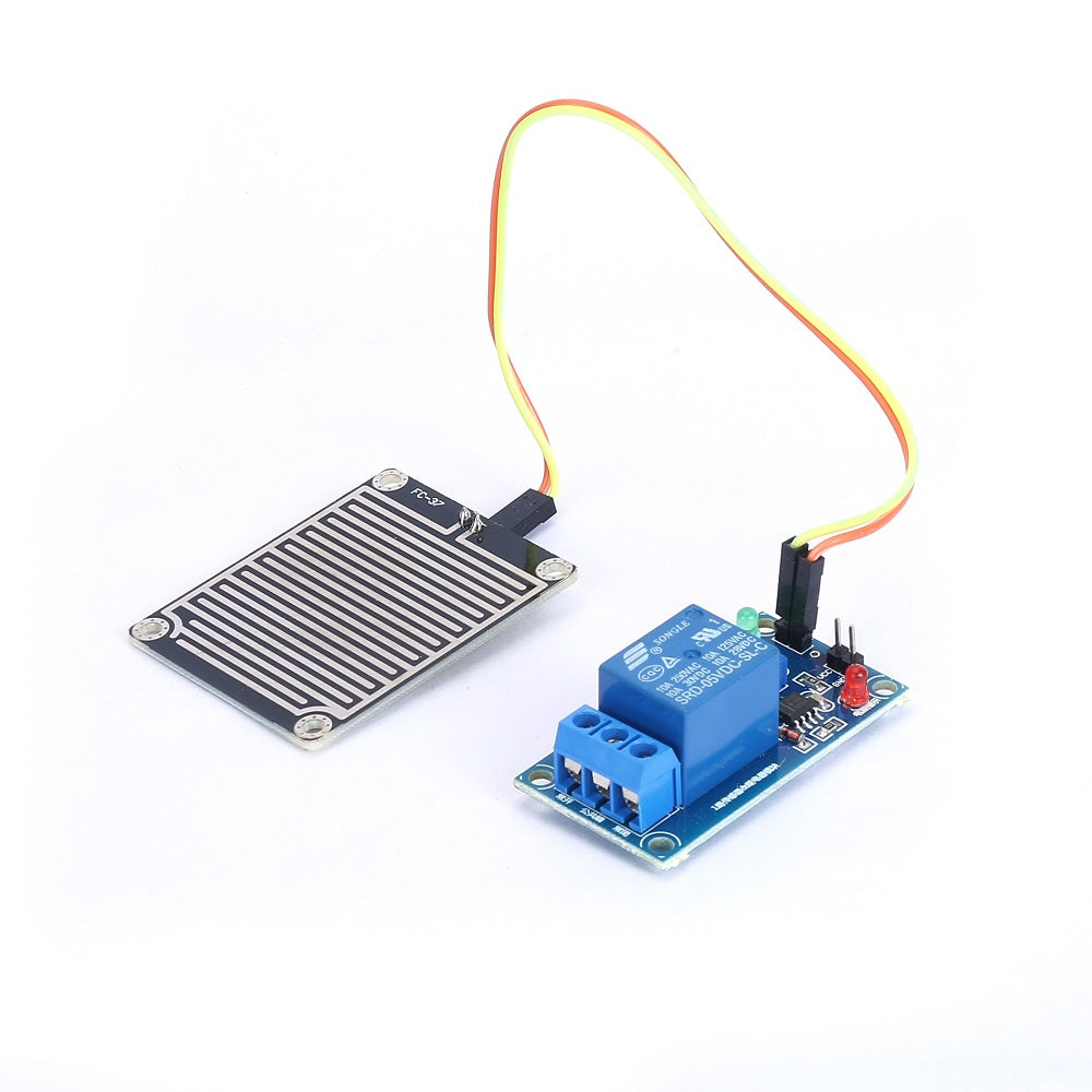 Raindrop Detection Sensor Module (With 5V Relay Module)