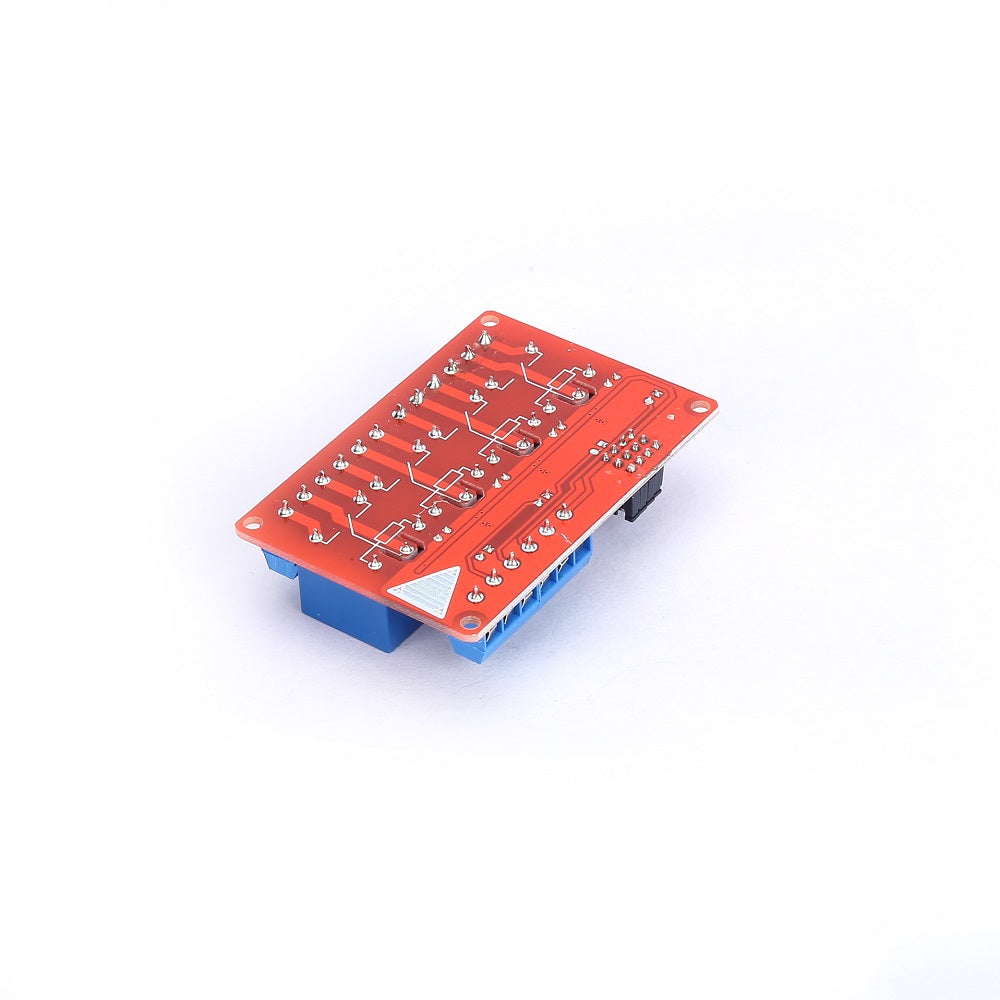 5V 4 Channel Optocoupler Relay Board with High/Low Trigger Power Indicator Module